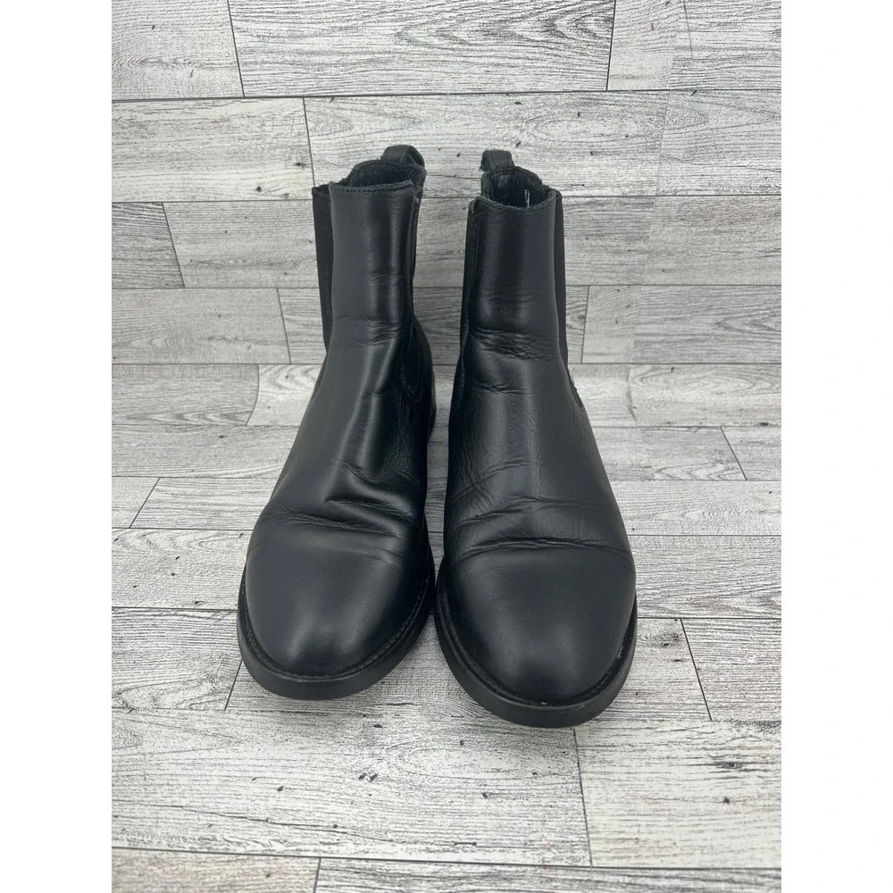 Thursday Boot Co. Black Leather Chelsea Ankle Boots Women Size 7.5